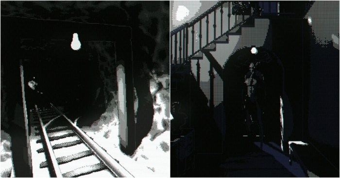 Analog horror game atmosphere and psychological horror
