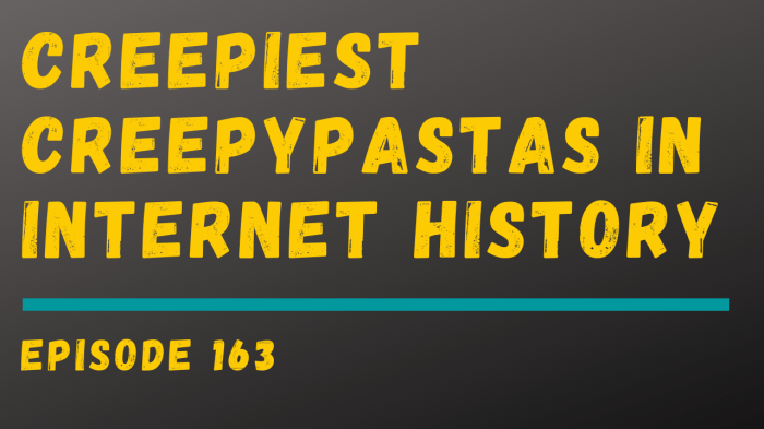 Origins of creepypasta internet folklore